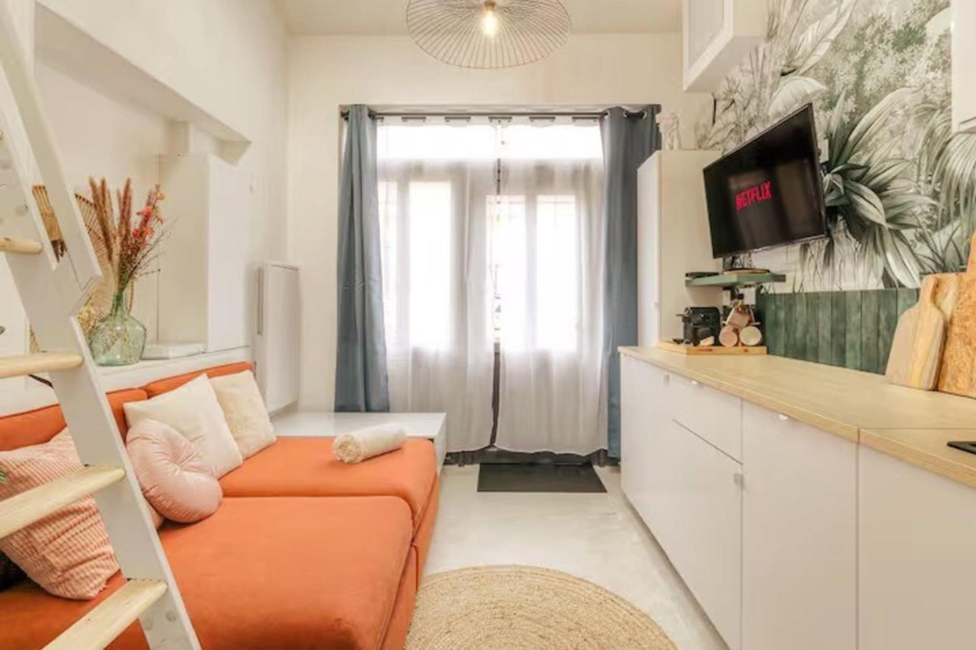 Atypique Et Reposant Avec Parking Gratuit Appartement Villeurbanne Buitenkant foto